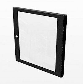 10U Polycarbonate Rack Door for R8400 Racks Preview image