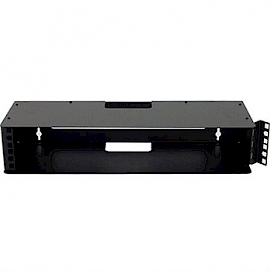 2U Rack Mount Wall Bracket With Hinged Rack Rail 300mm / 11.8" Deep Preview image