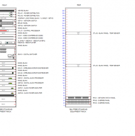 Rack Elevation Design for a 1-20u System Preview image
