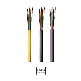 Speaker Cable 14AWG 4 Core LSZH/CPR rated cable Black drum 152.5m Preview image