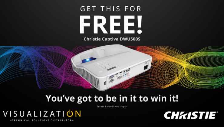 Image of Win a free Christie Captiva DWU500S with Visualization